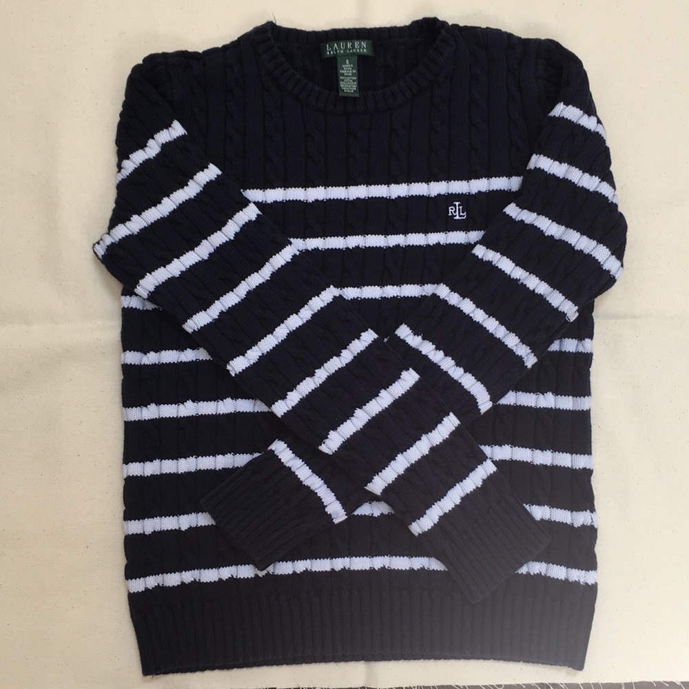 Ralph Lauren cotton stripes nautical sweater